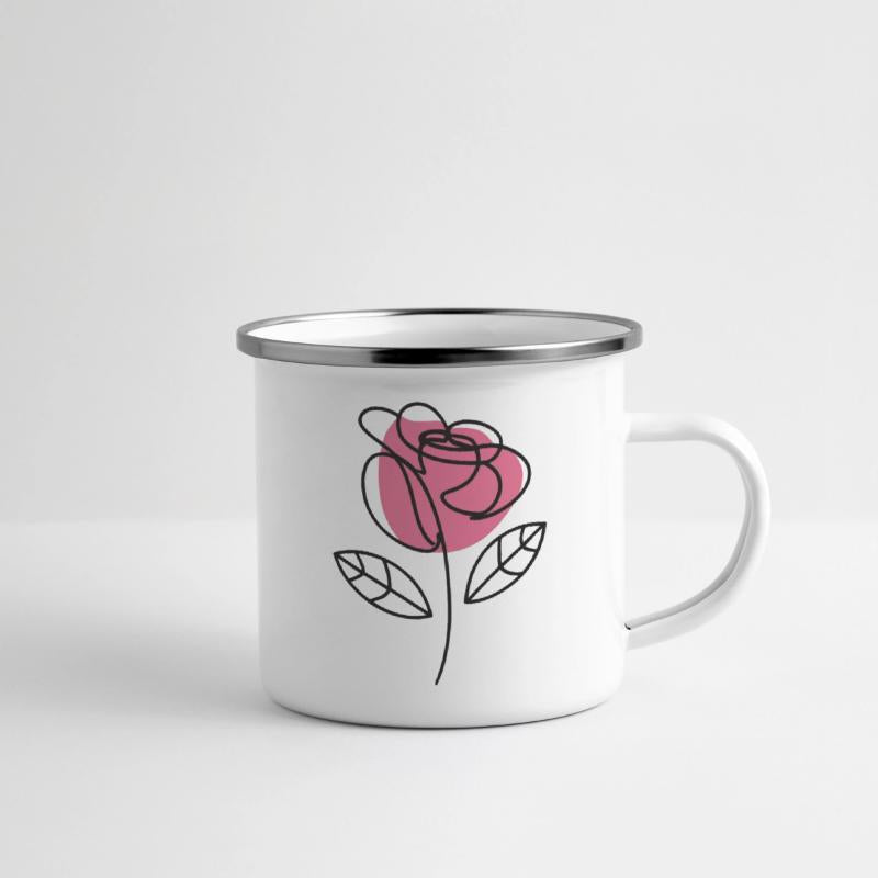 Elegant Simplicity: One-Line Rose Drawing