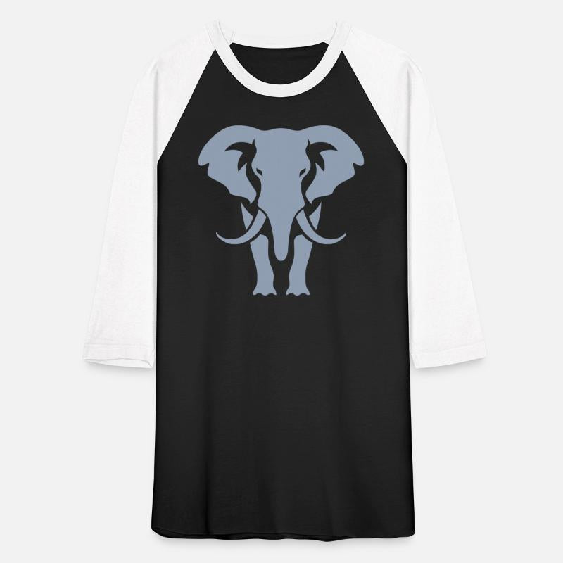 Elephant Silhouette White Logo