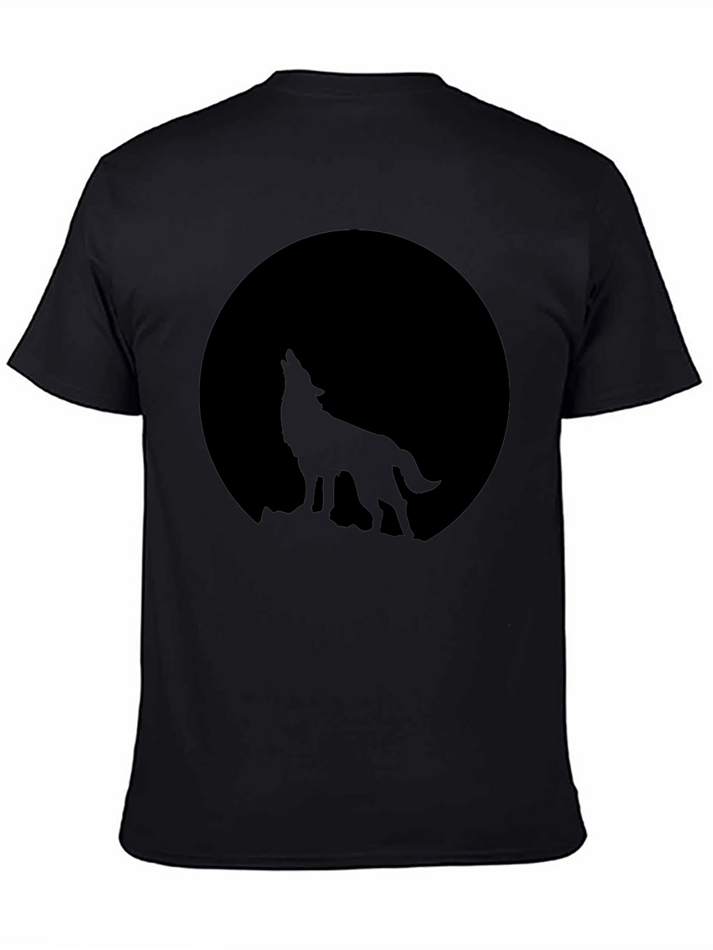 Wolf Moon Graphic Tee - Black