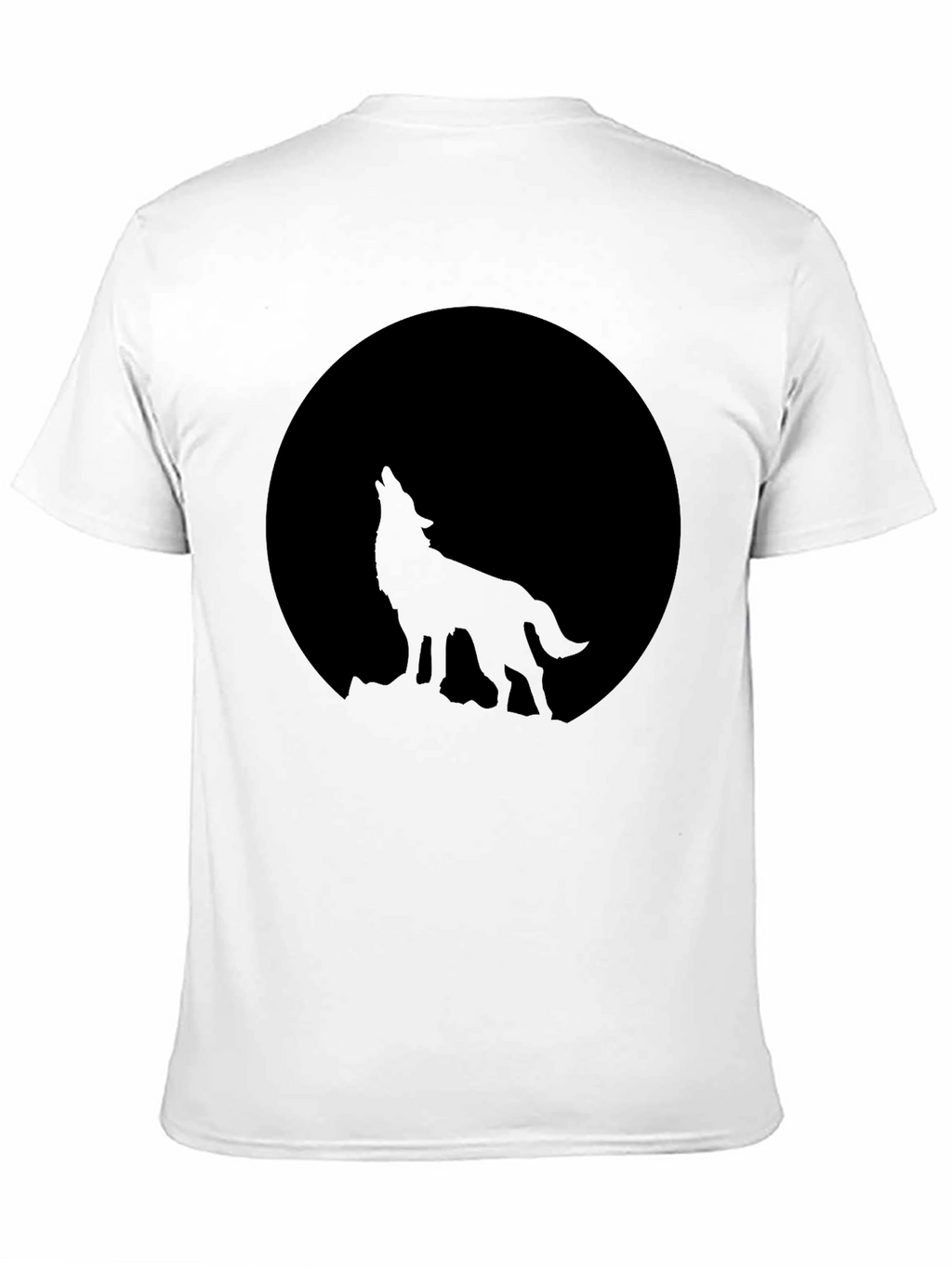 Wolf Moon Graphic Tee - Black