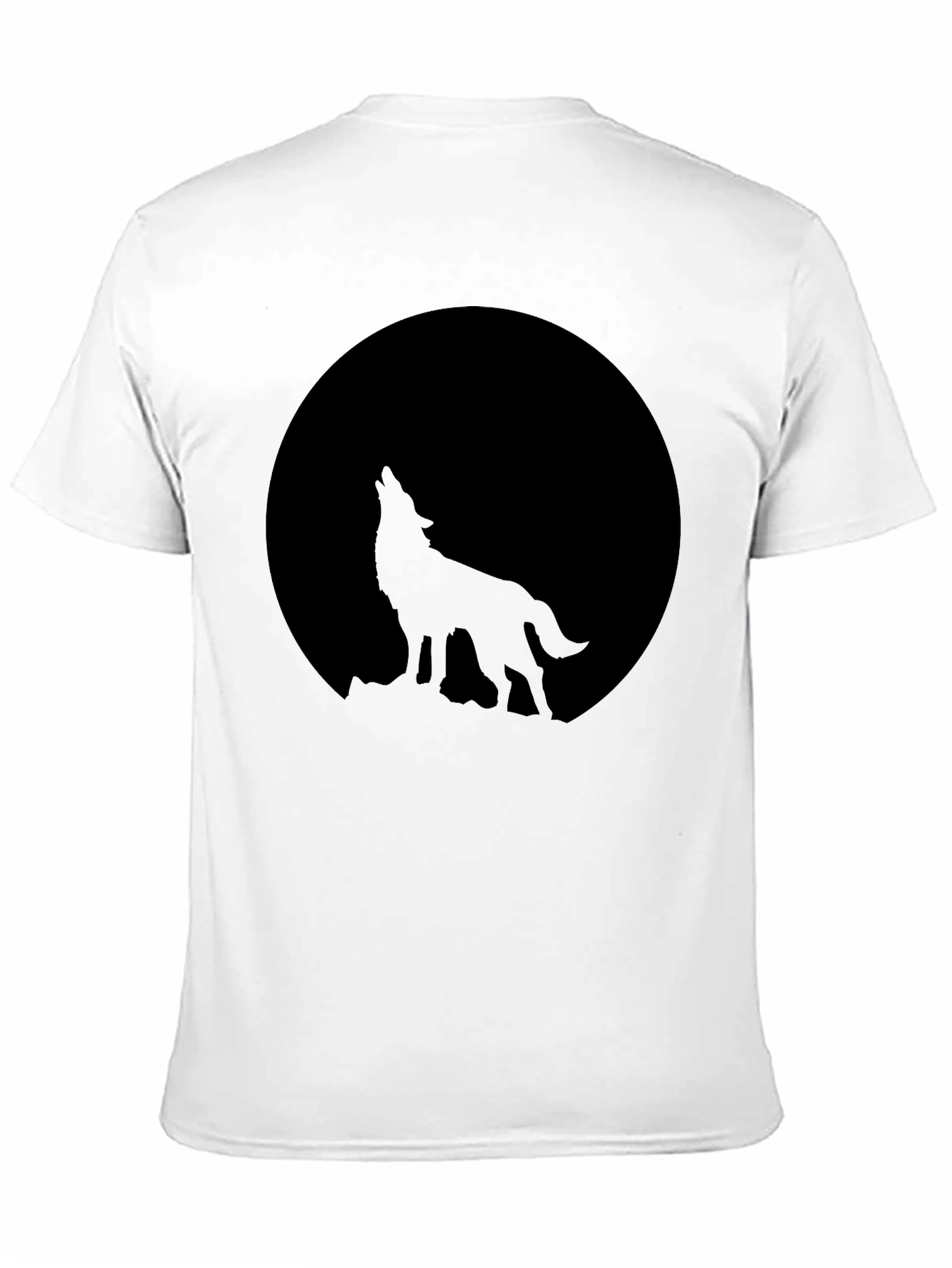 Wolf Moon Graphic Tee - Black
