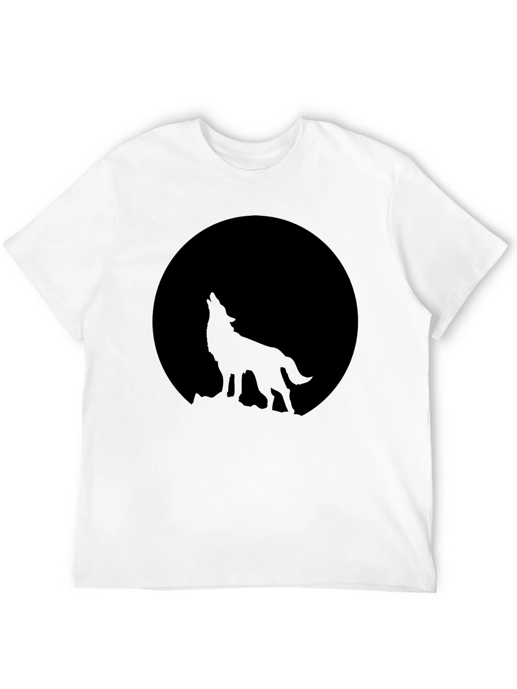 Wolf Moon Graphic Tee - Black