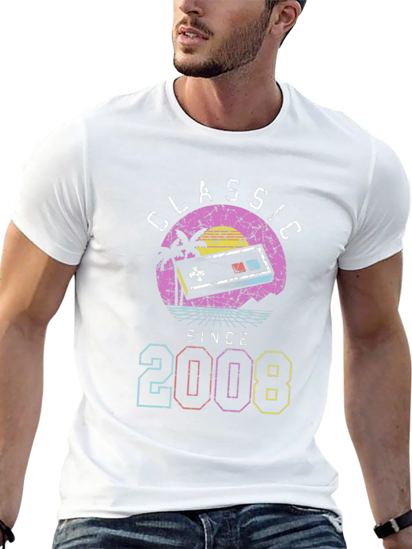 Classic Since 2008 Retro Gaming T-Shirt
