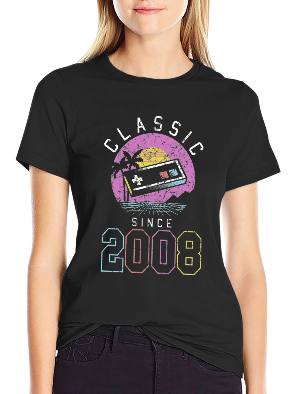Classic Since 2008 Retro Gaming T-Shirt
