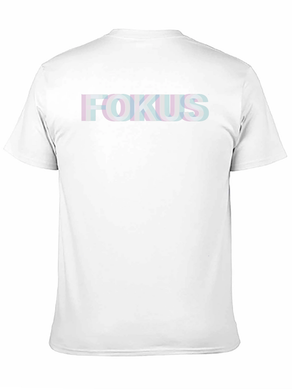 FOKUS Glitch Graphic Tee - Soft Cotton Blend
