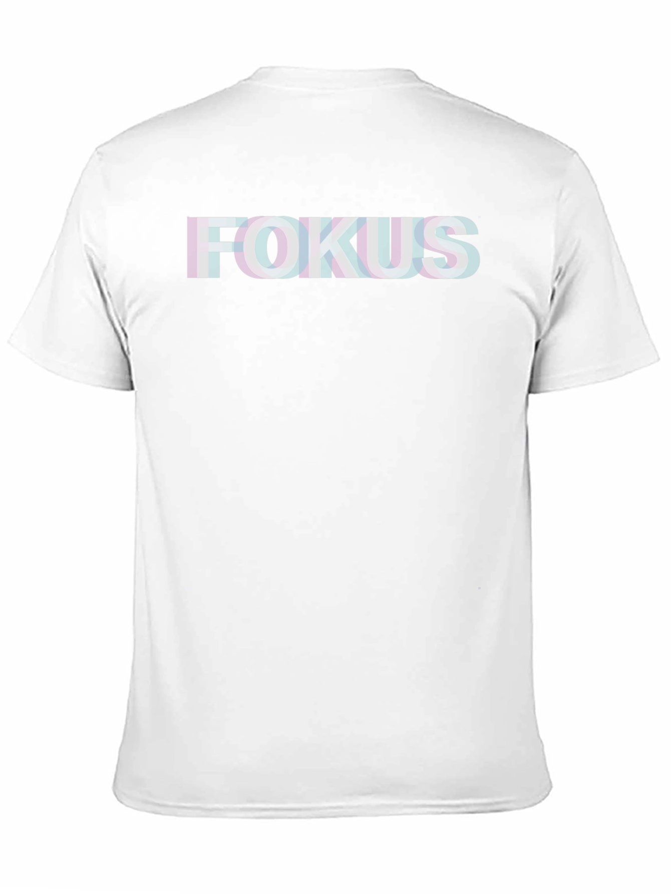 FOKUS Glitch Graphic Tee - Soft Cotton Blend