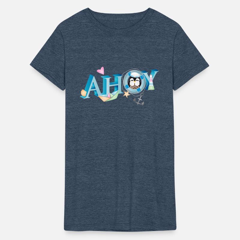 English sailor salute Ahoy with penguin sailor