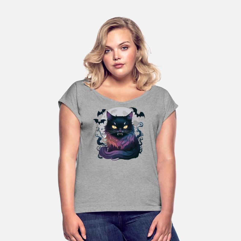 Enigmatic Cat Sticker: Dark Fantasy