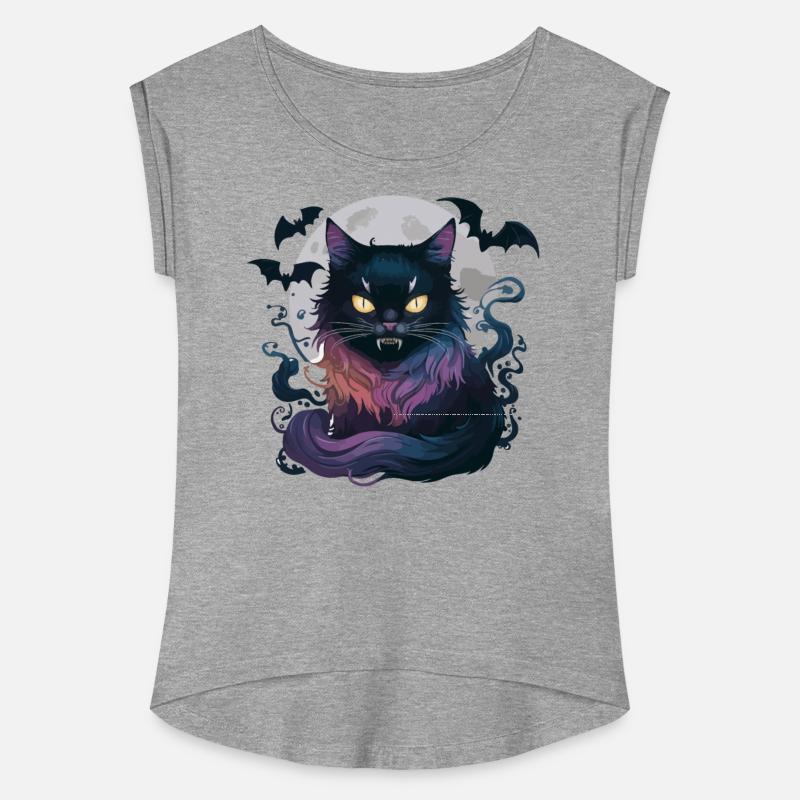 Enigmatic Cat Sticker: Dark Fantasy