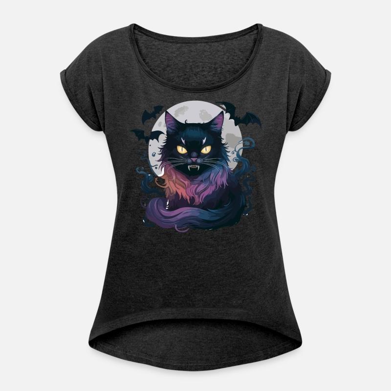 Enigmatic Cat Sticker: Dark Fantasy