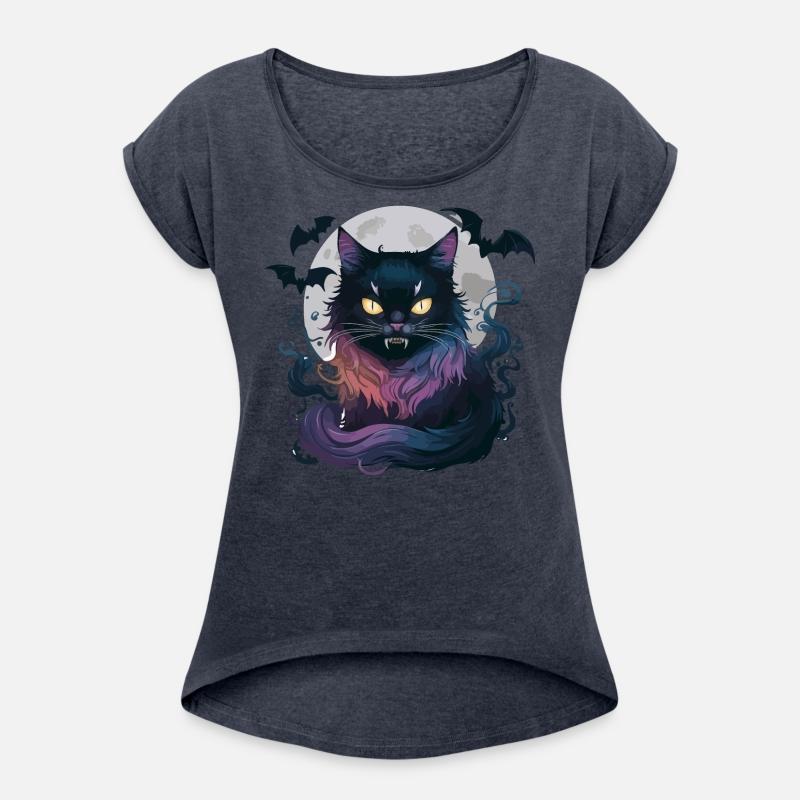 Enigmatic Cat Sticker: Dark Fantasy