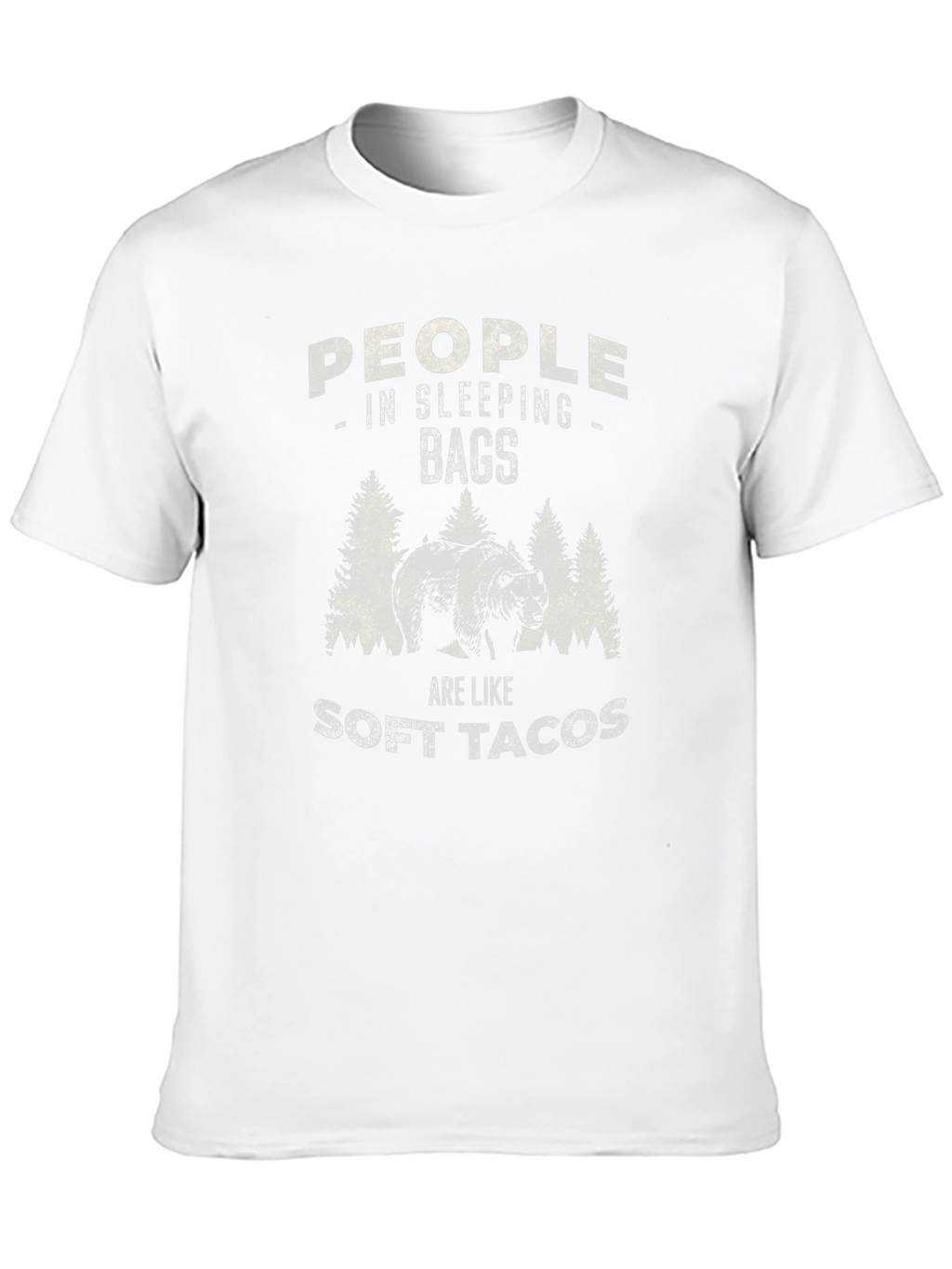 People in Sleeping Bags Soft Tacos Graphic Tee