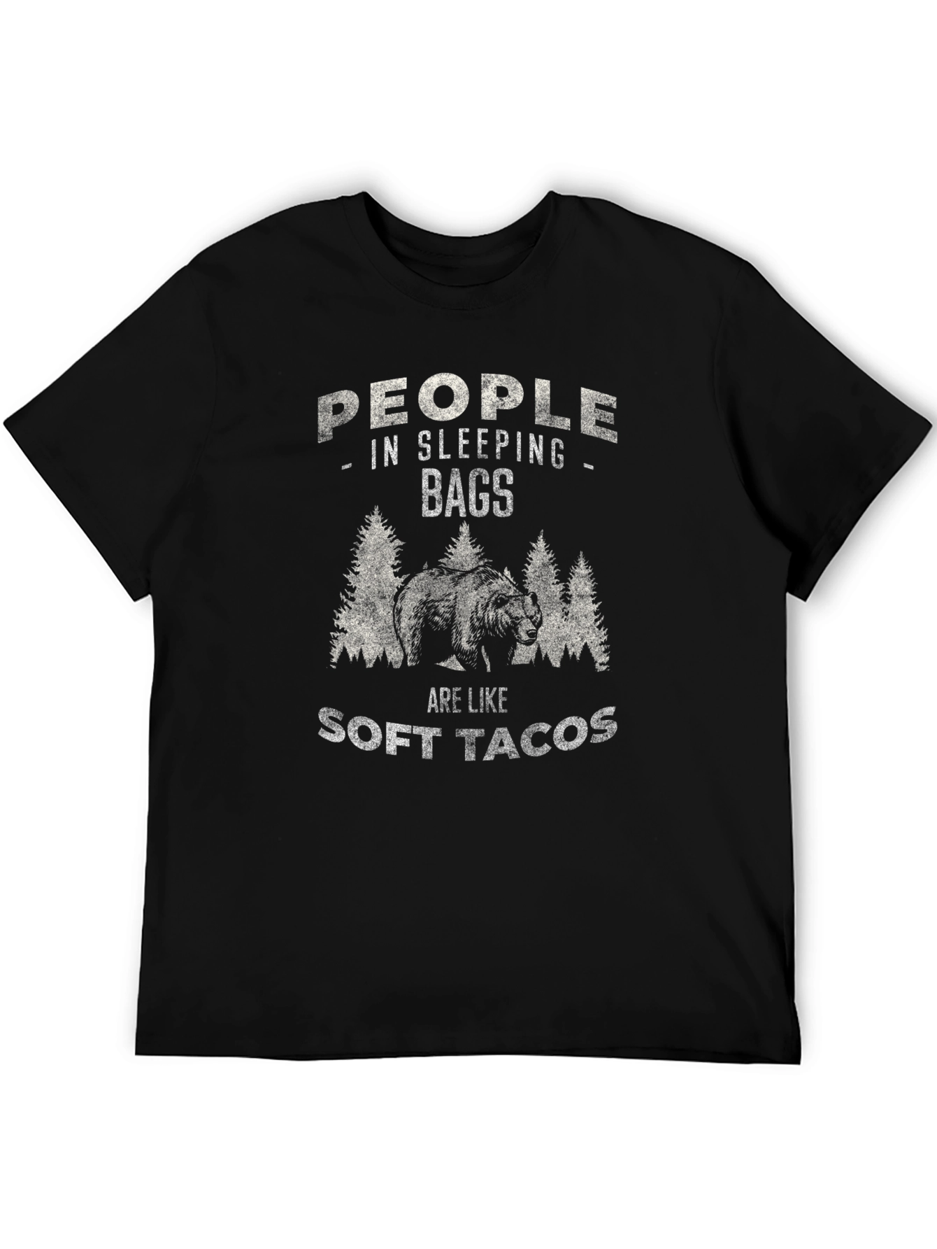 People in Sleeping Bags Soft Tacos Graphic Tee