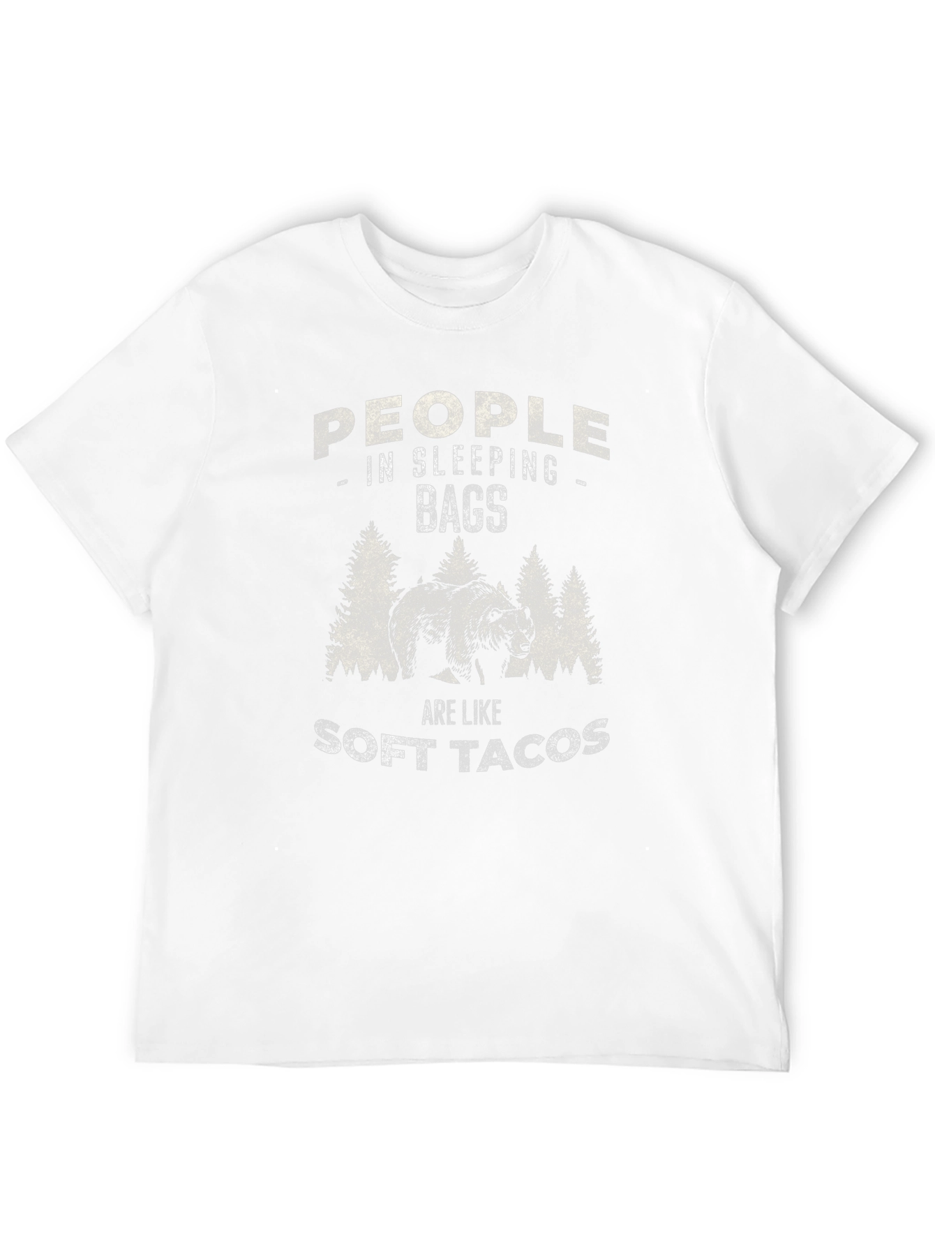 People in Sleeping Bags Soft Tacos Graphic Tee