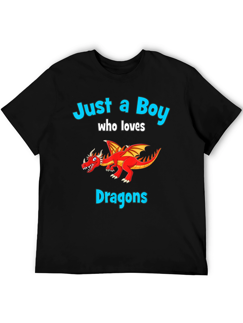 Boy Who Loves Dragons T-Shirt - Graphic Tee
