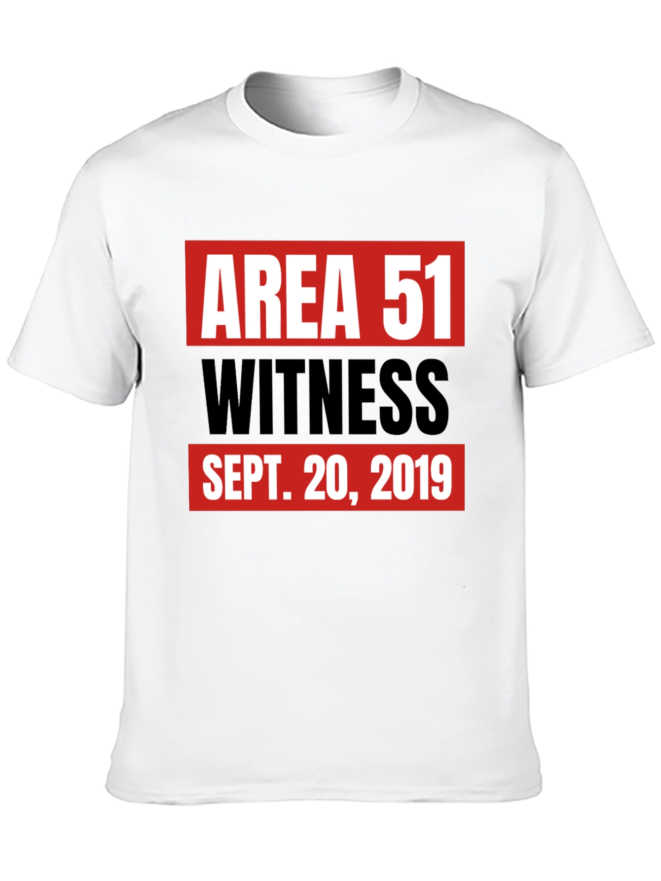 Area 51 Witness T-Shirt Sept. 20 2019