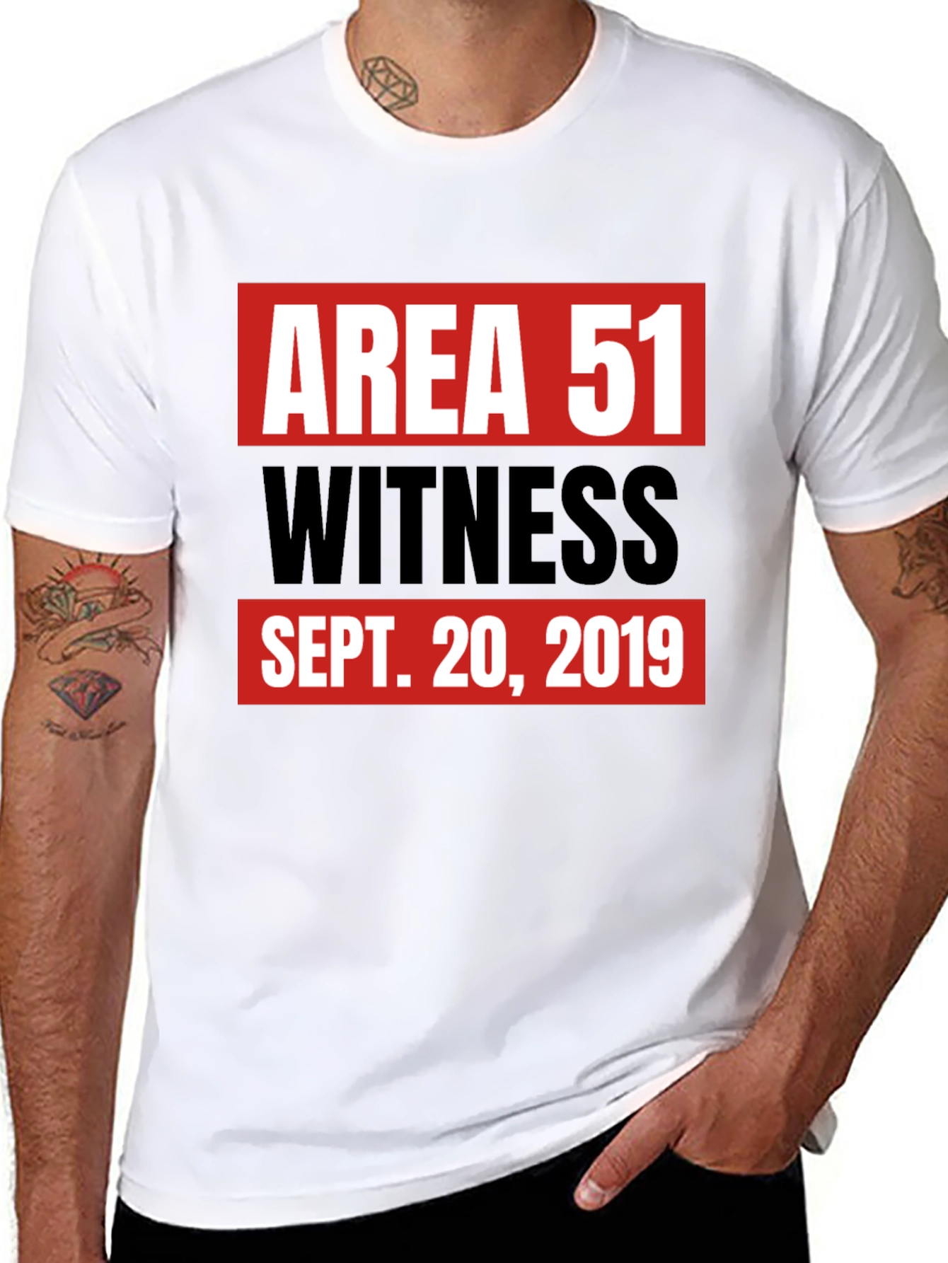 Area 51 Witness T-Shirt Sept. 20 2019