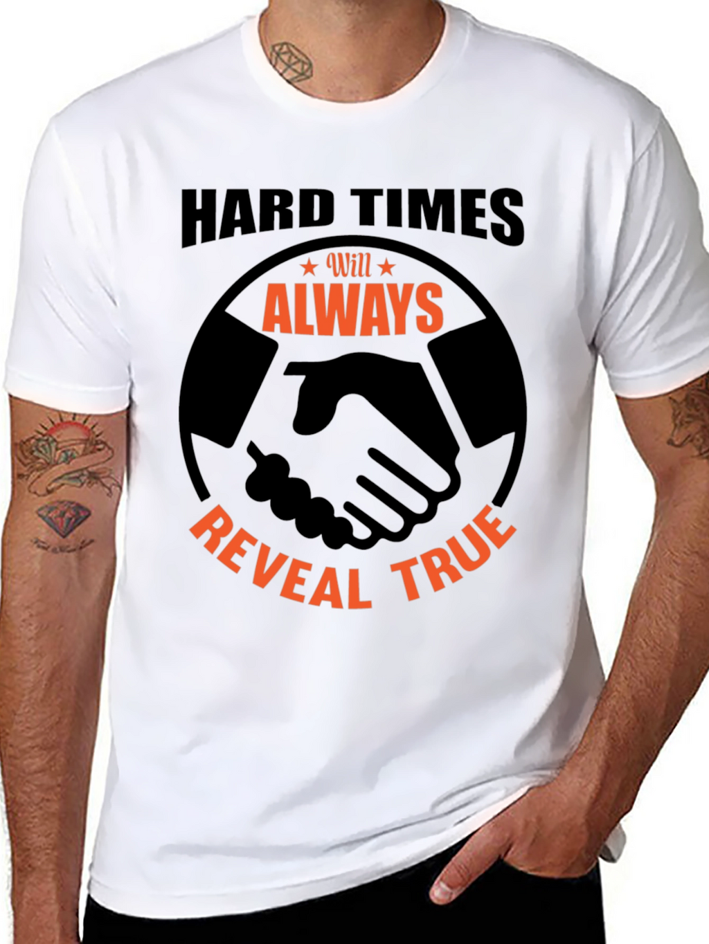 Hard Times Reveal True Black T-Shirt
