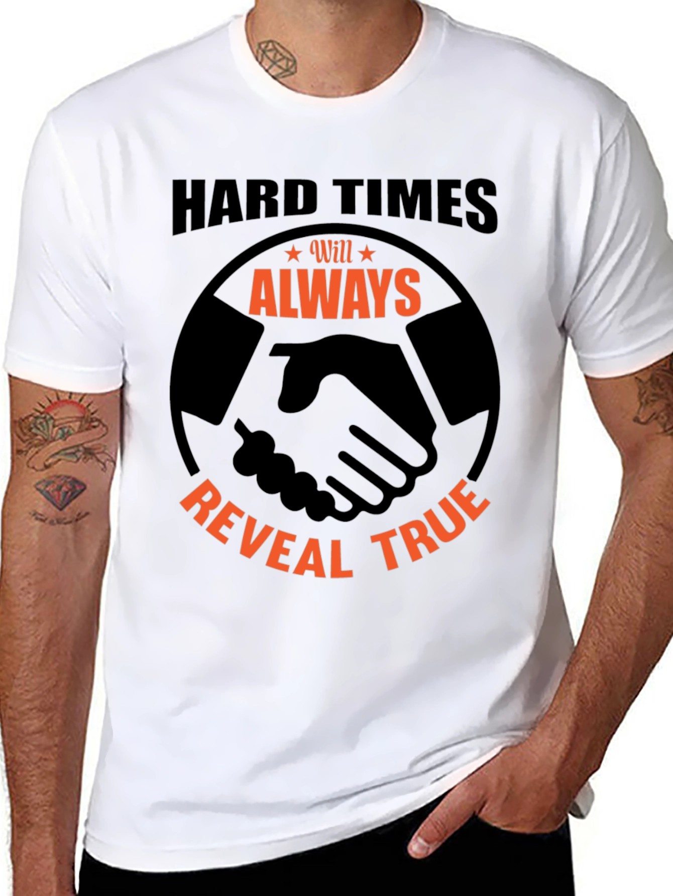 Hard Times Reveal True Black T-Shirt