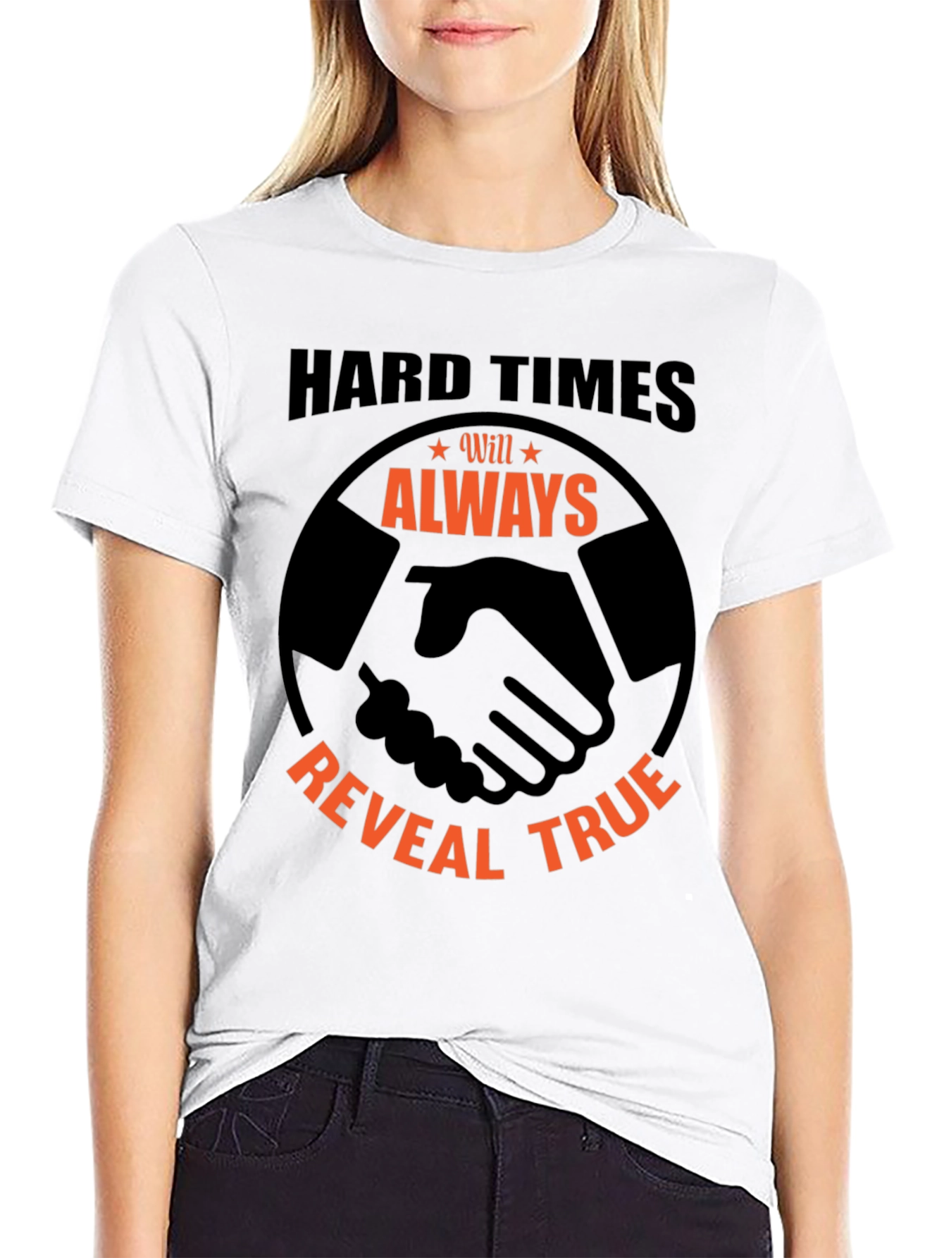 Hard Times Reveal True Black T-Shirt