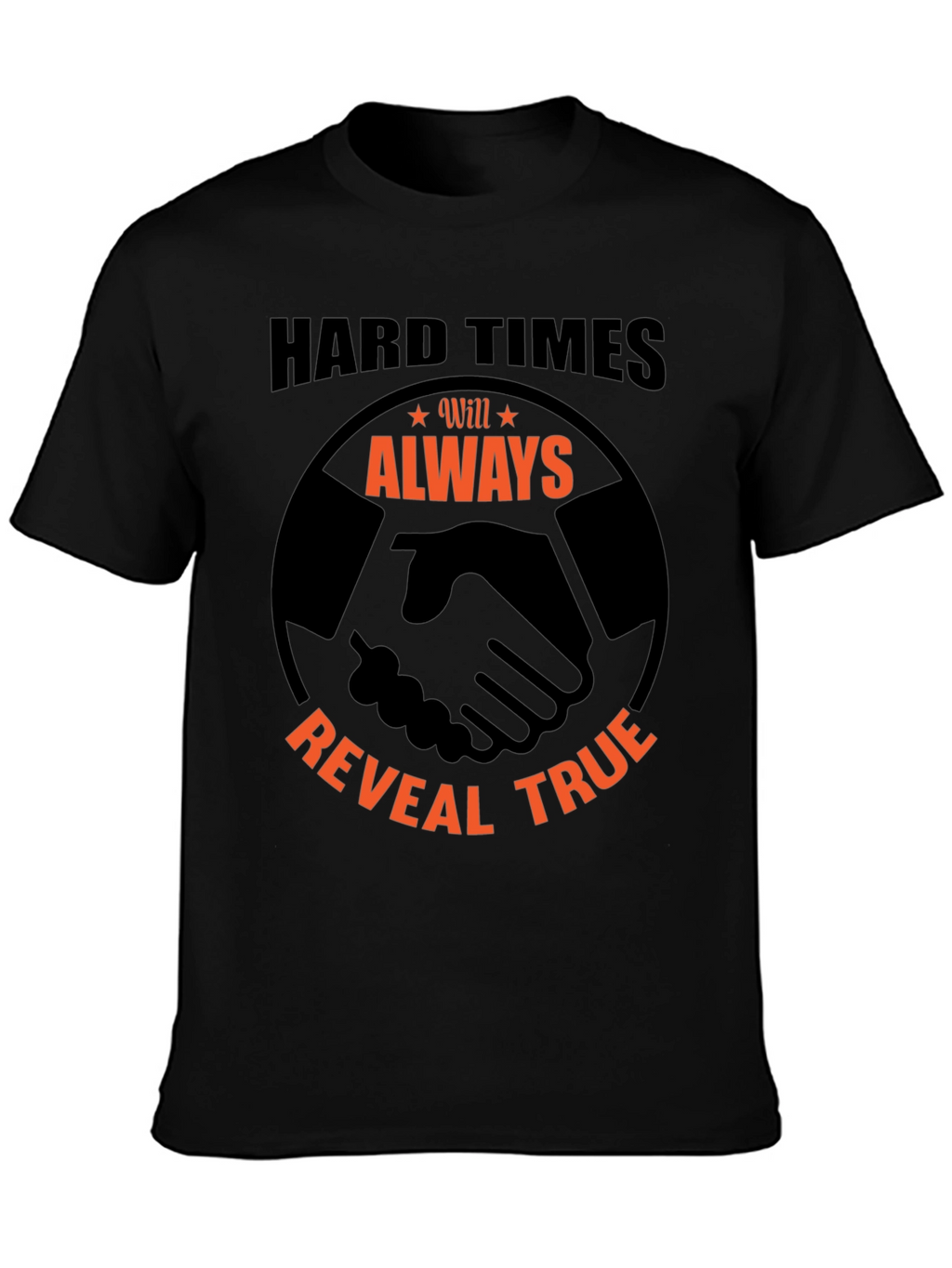 Hard Times Reveal True Black T-Shirt