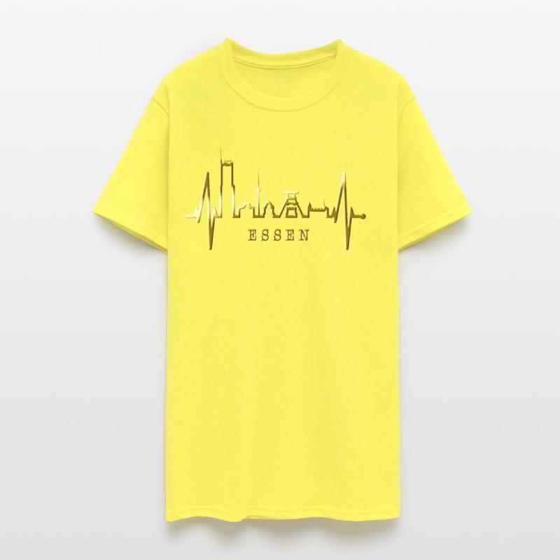 Essen Skyline Heartbeat German Ruhrpott Heart Love