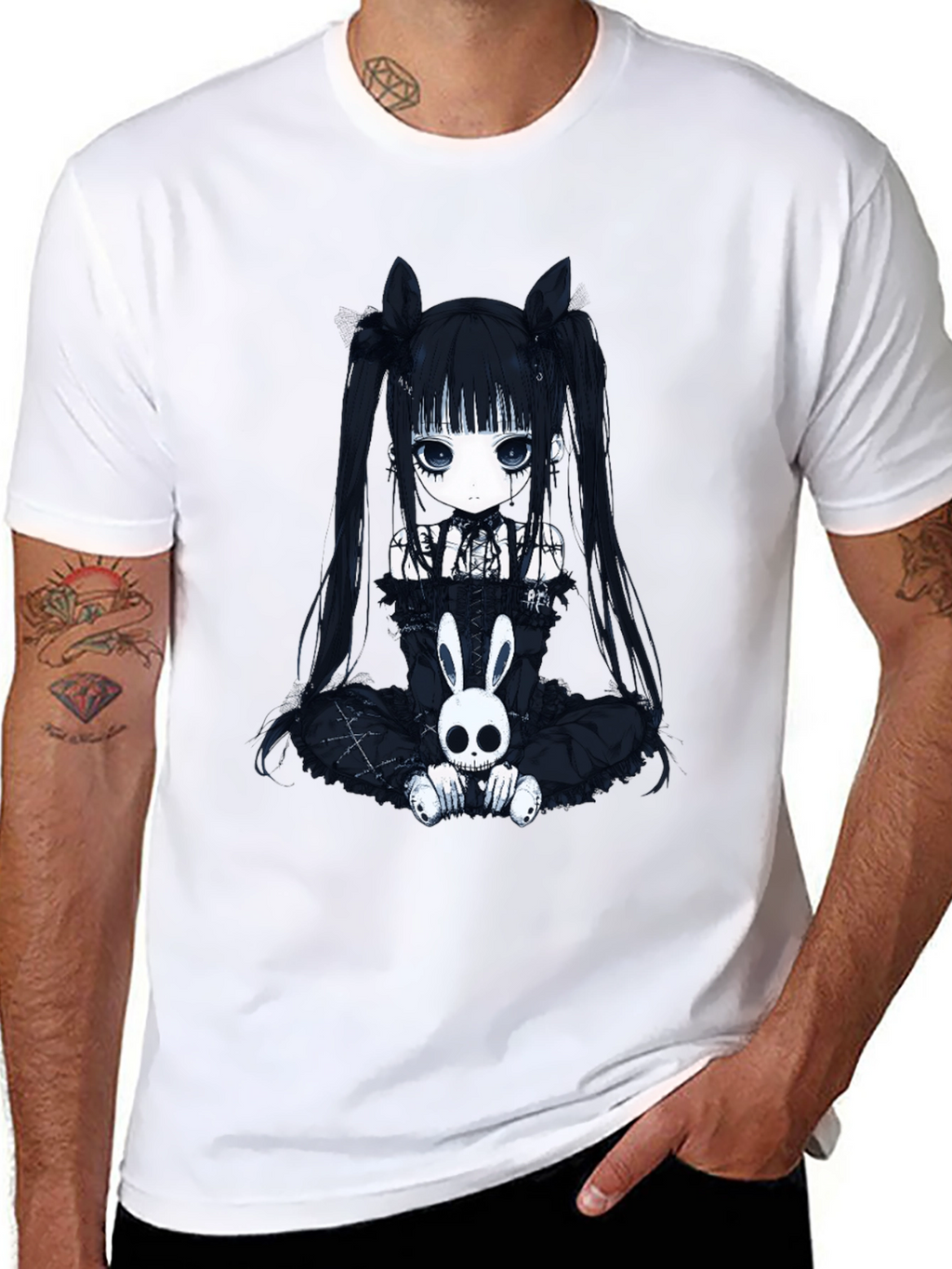 Gothic Anime Girl T-Shirt