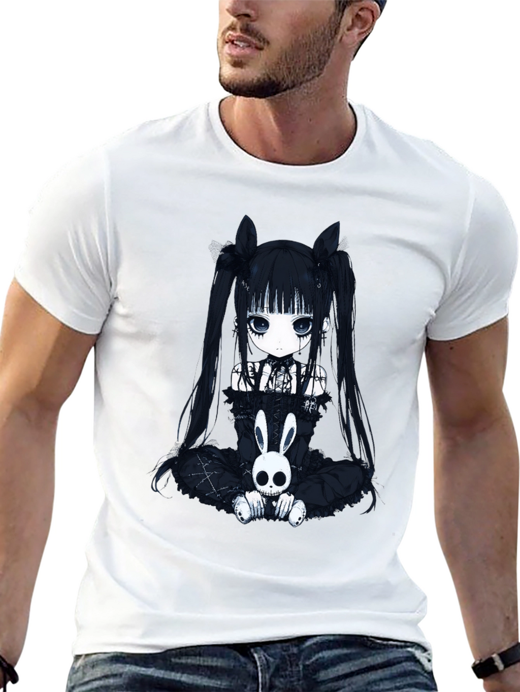 Gothic Anime Girl T-Shirt