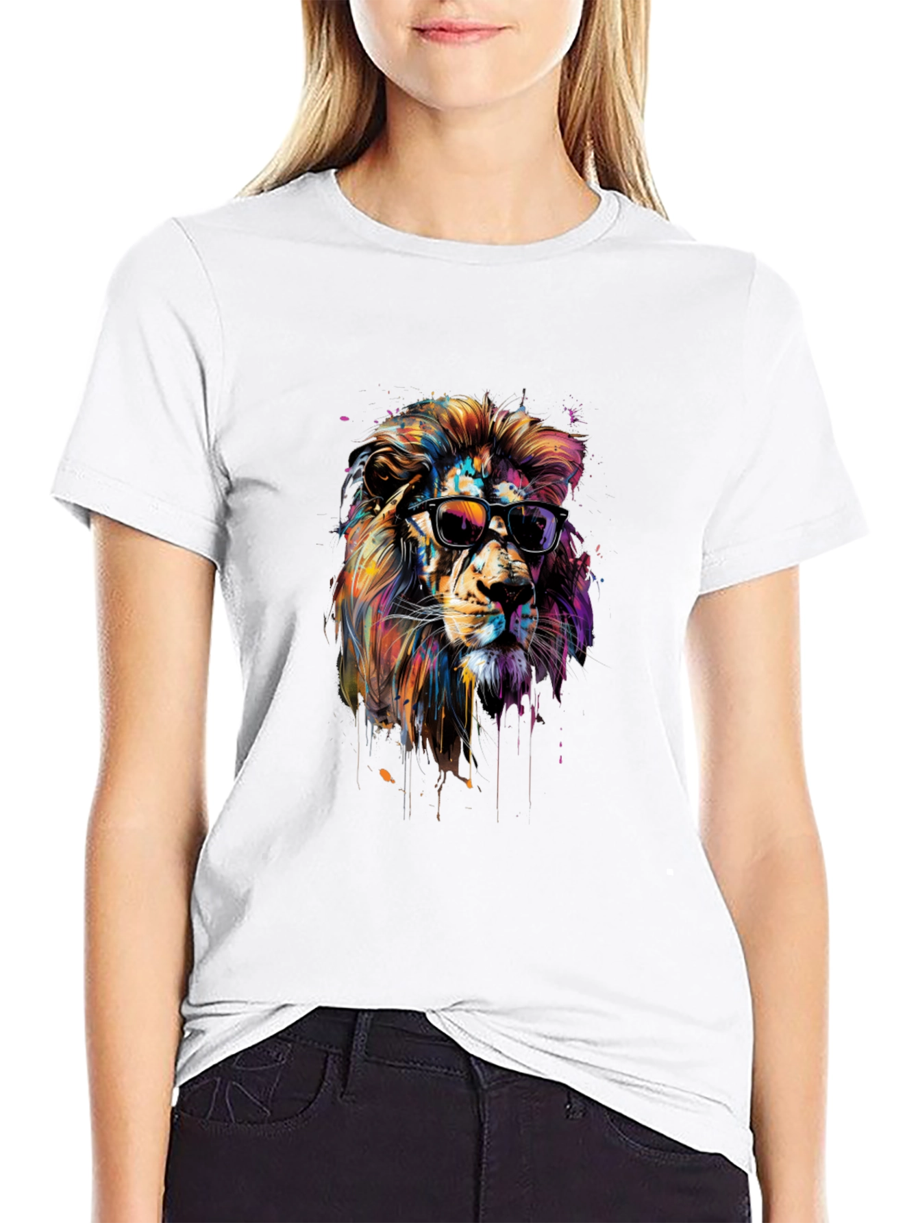 Cool Lion Graphic T-Shirt