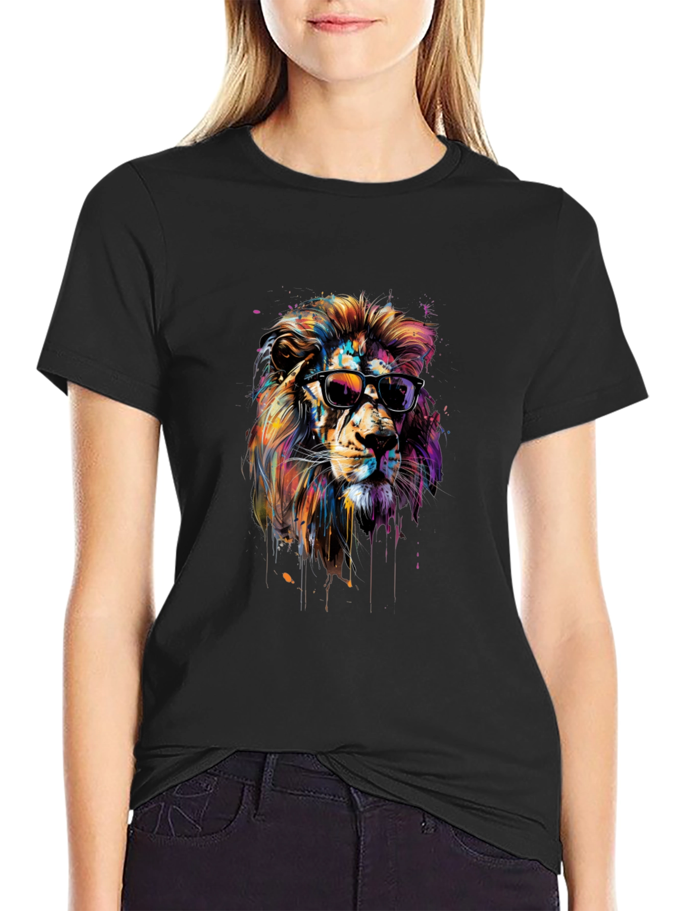 Cool Lion Graphic T-Shirt
