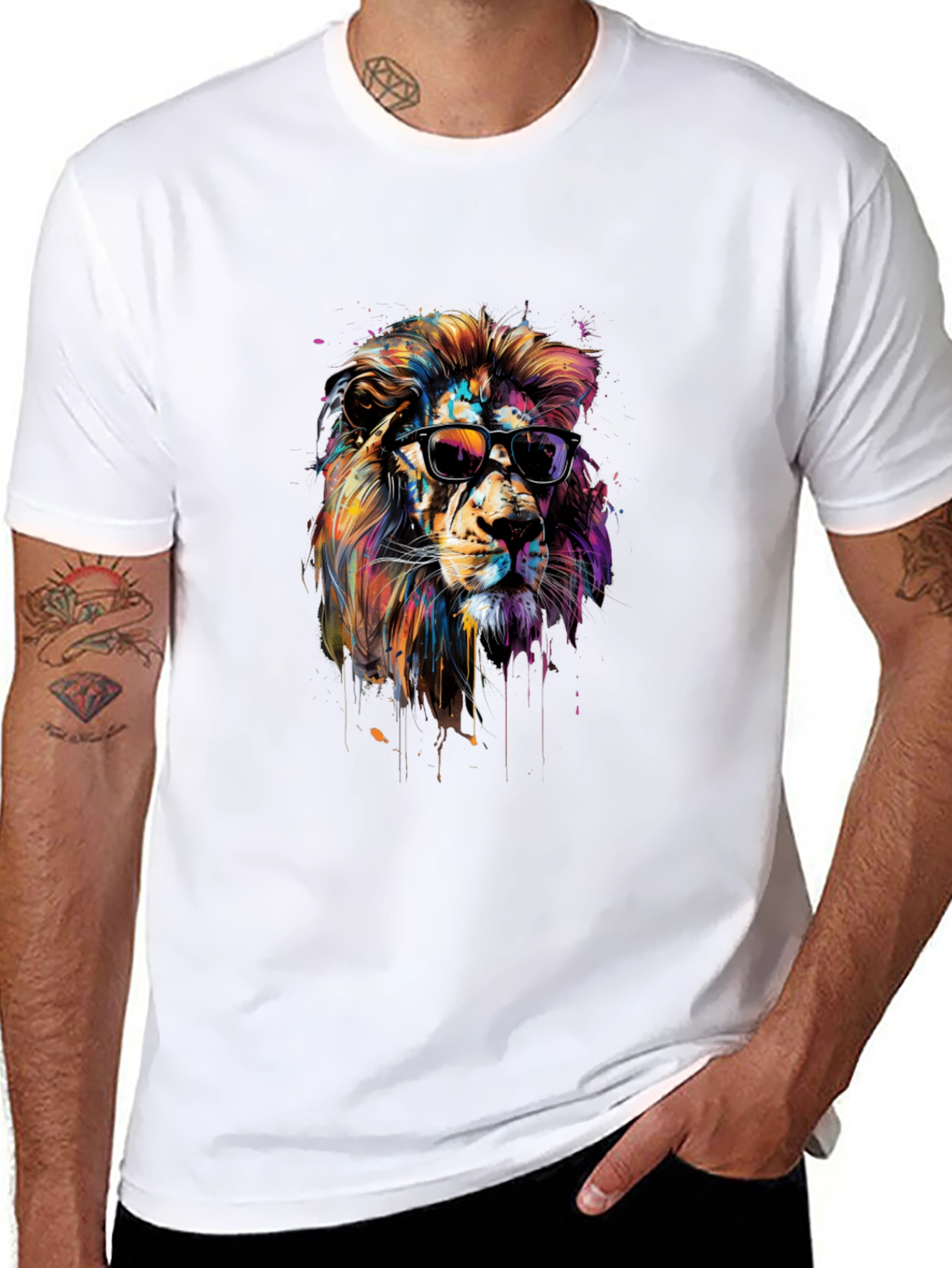 Cool Lion Graphic T-Shirt