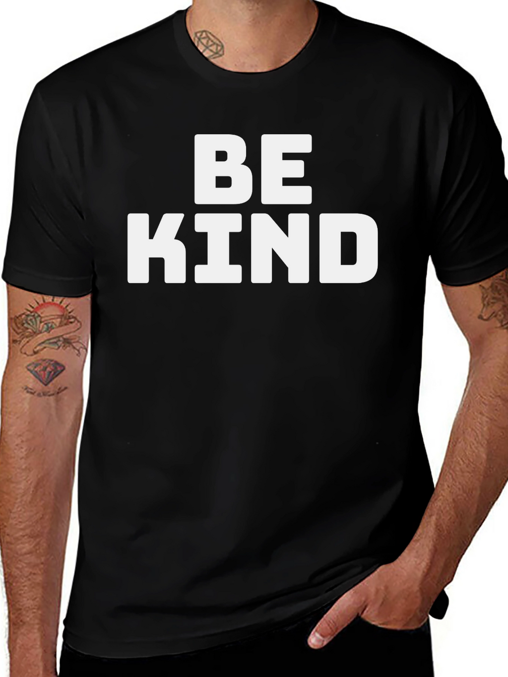 Be Kind Graphic Tee - Soft Cotton Blend Shirt