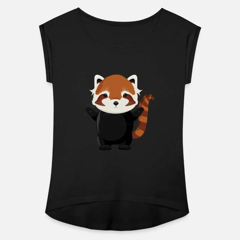 exotic magical little red panda bear