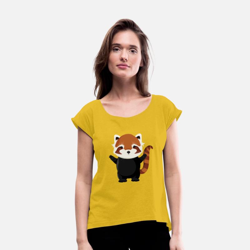 exotic magical little red panda bear