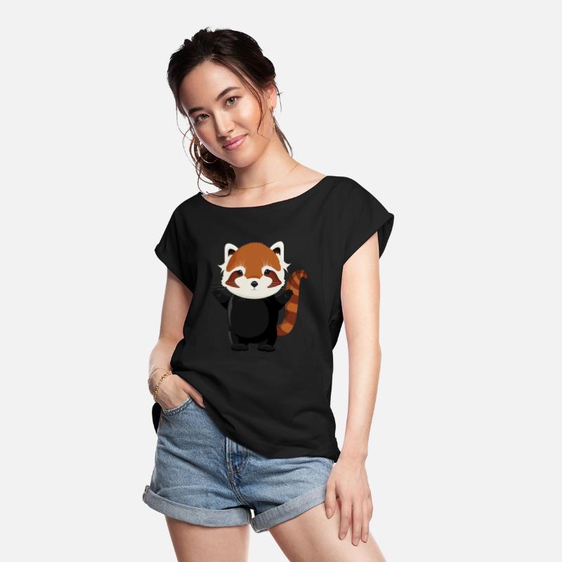exotic magical little red panda bear