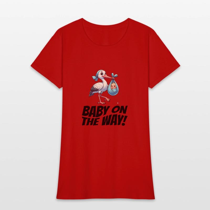 Expectant Mother Stork Brings The Beautiful News