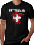 Switzerland Flag Graphic T-Shirt
