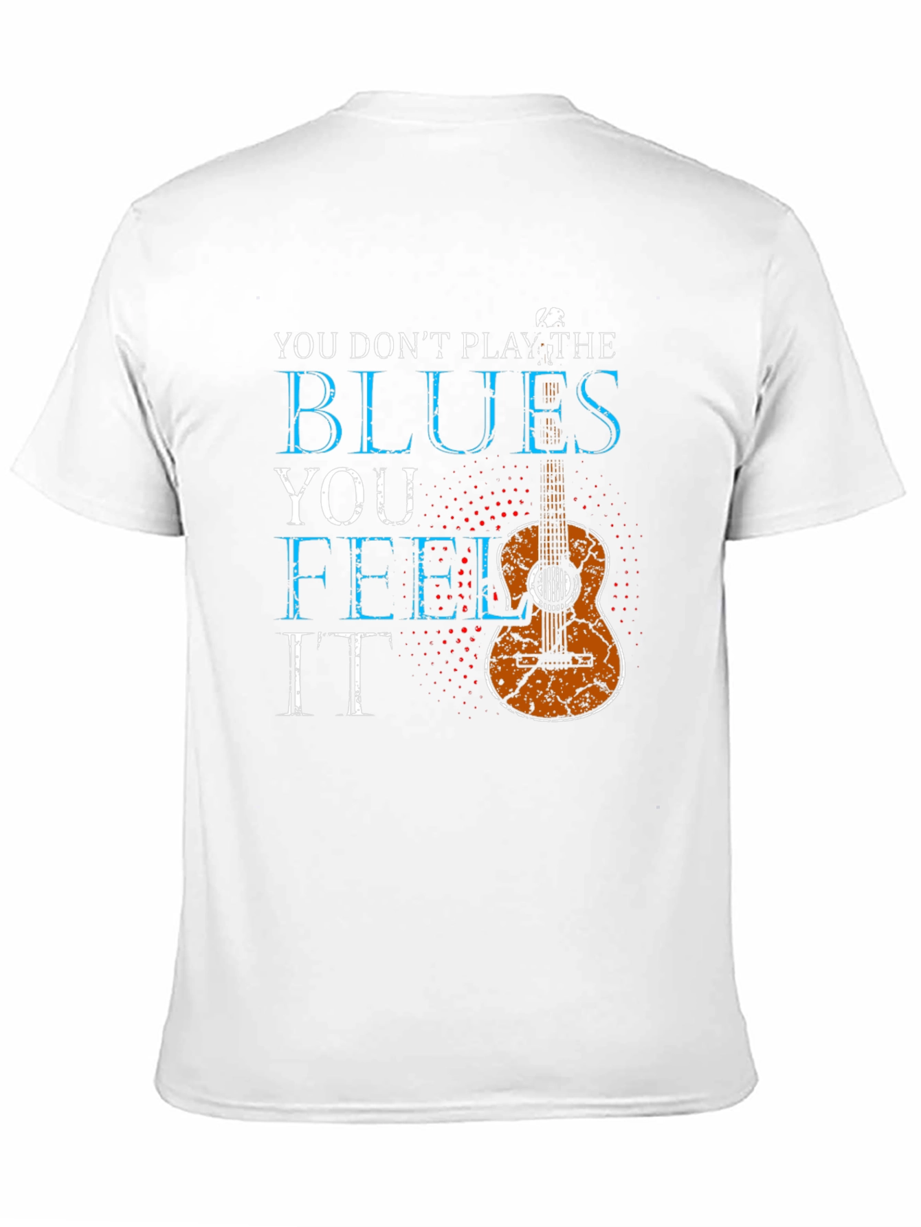Blues Music Guitar Graphic T-Shirt