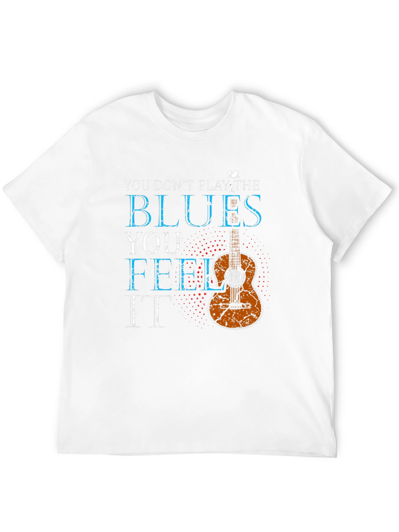 Blues Music Guitar Graphic T-Shirt