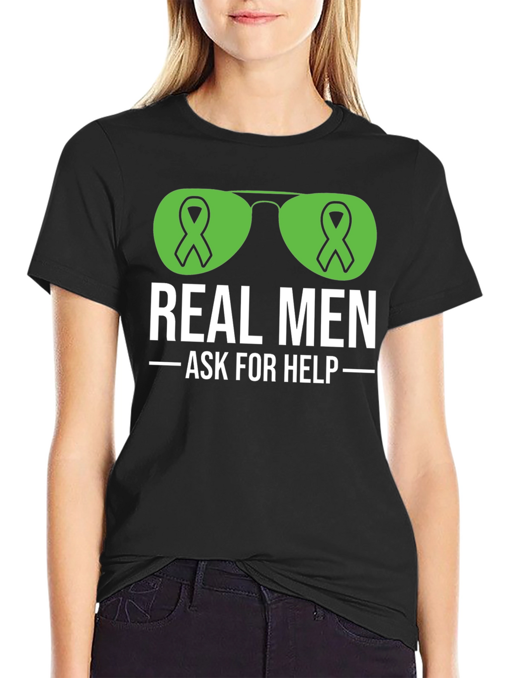 Real Men Ask for Help Graphic Tee