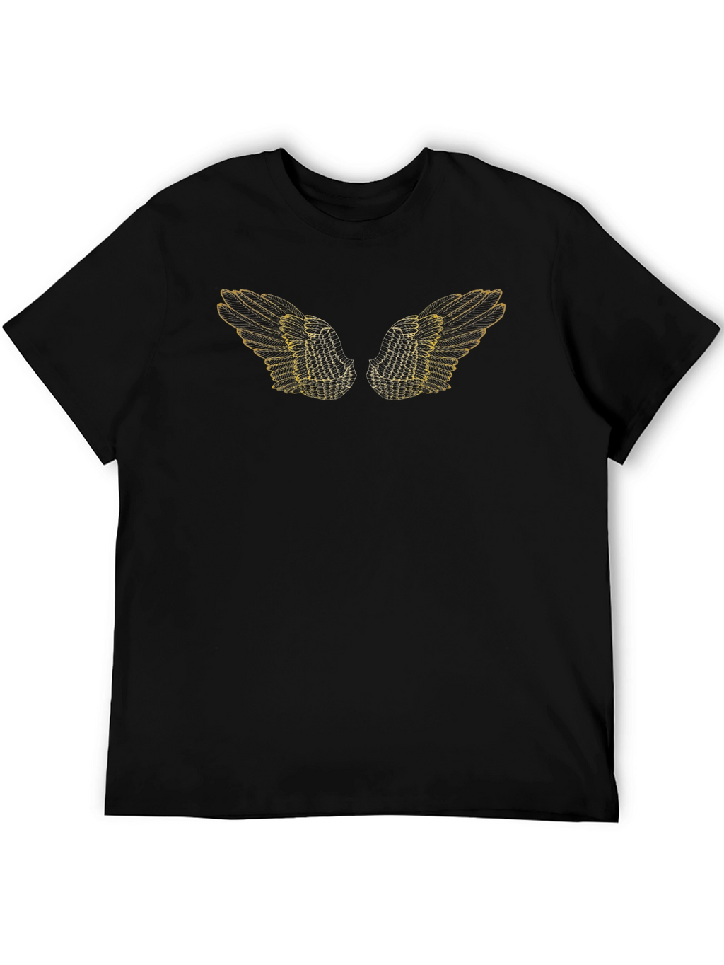 Winged Graphic Black Tee - Unisex