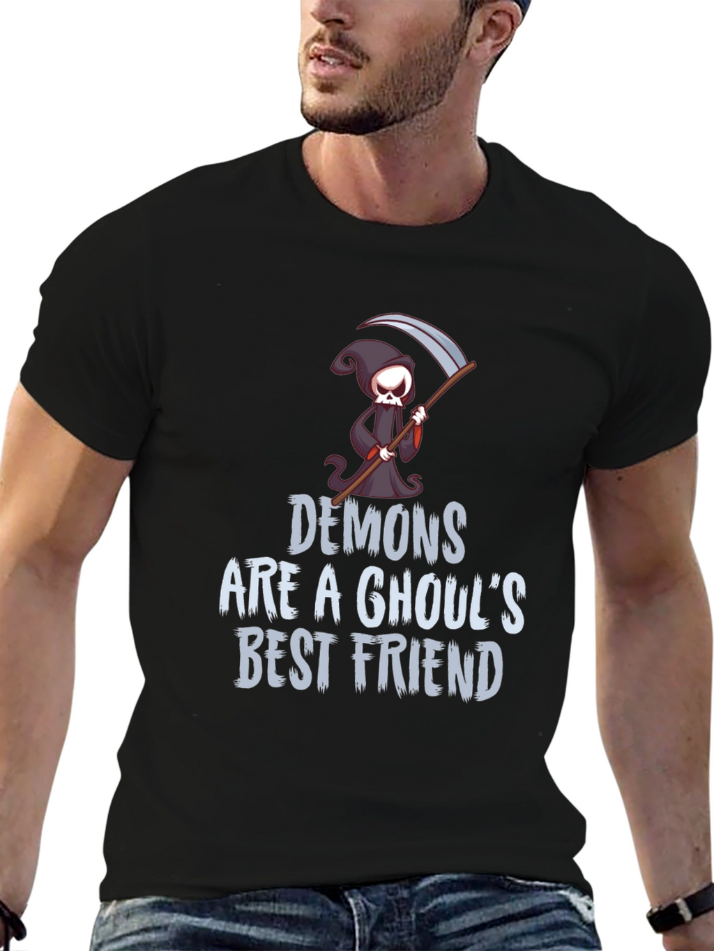 Demons Are A Ghouls Best Friend Graphic Tee