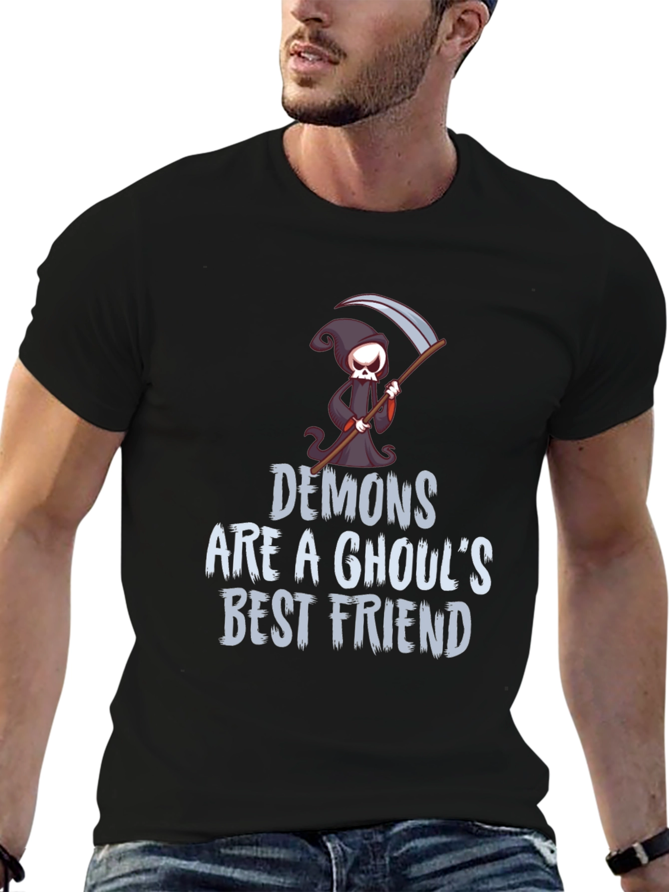 Demons Are A Ghouls Best Friend Graphic Tee