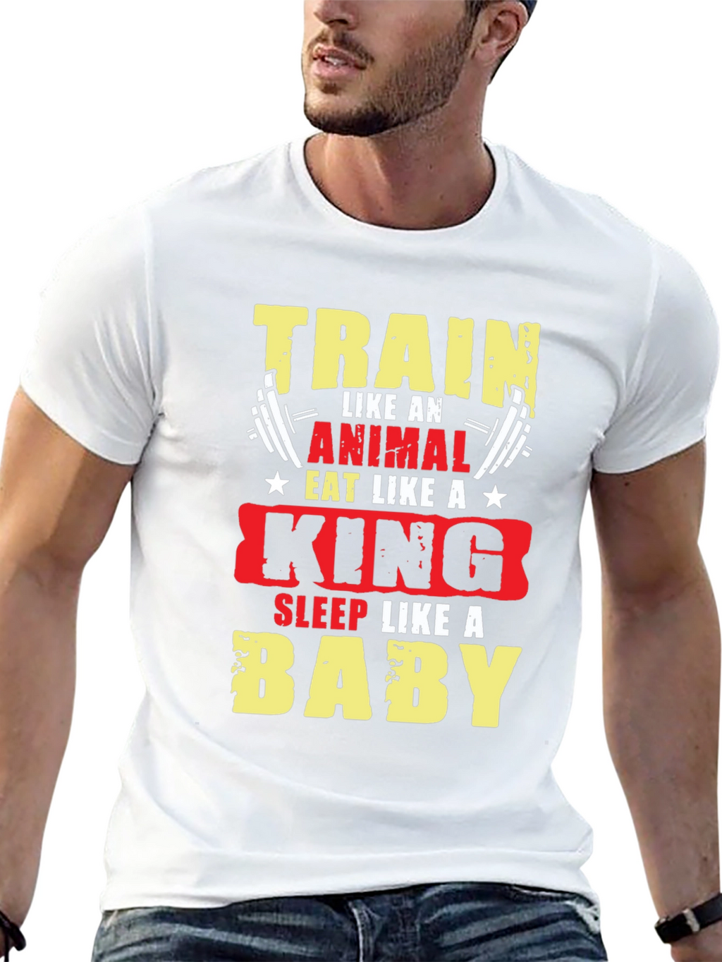 Train Like An Animal Graphic T-Shirt