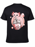 Axolotl Boba Tea Graphic Tee