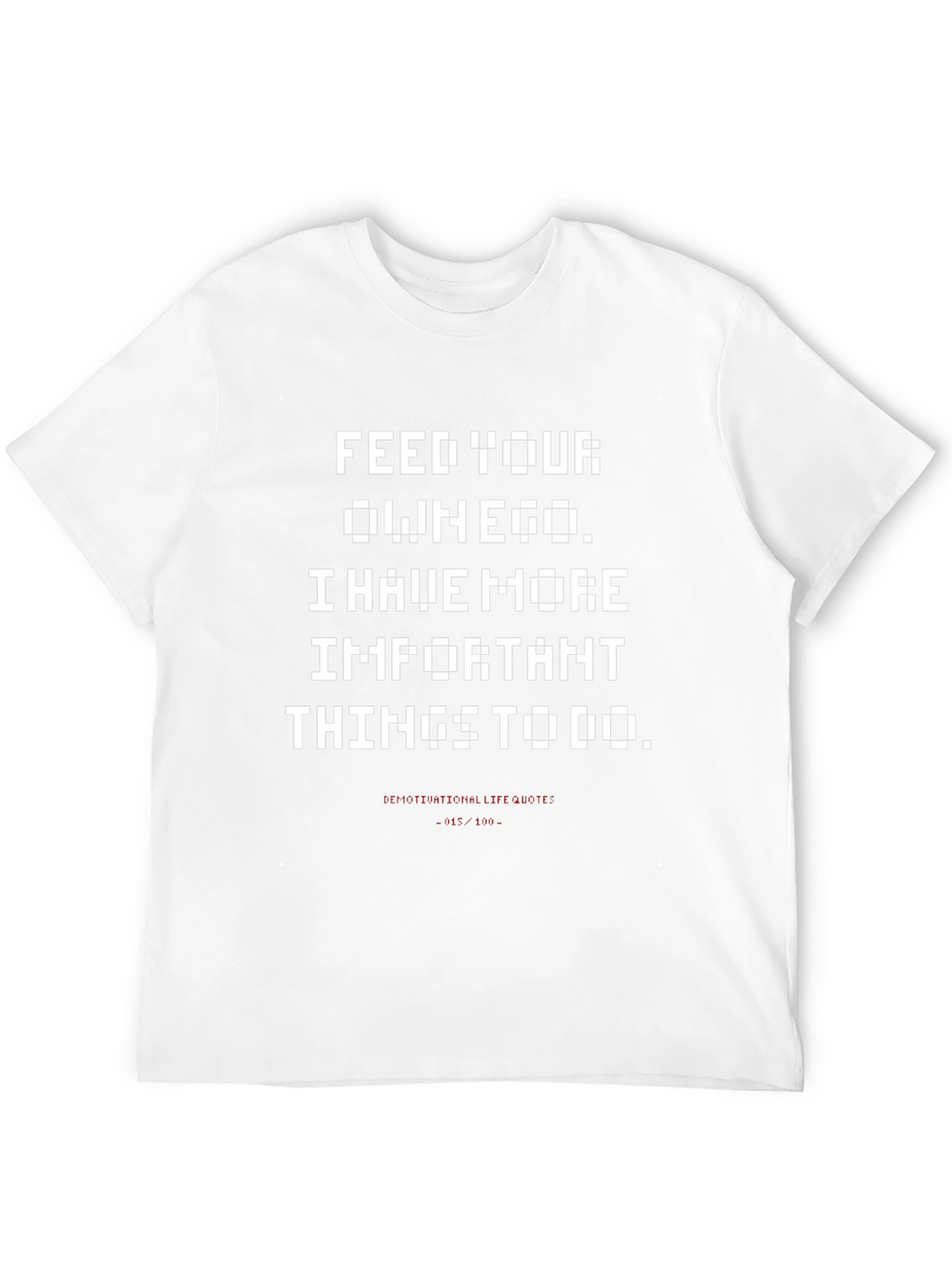 Feed Your Own Ego Black Graphic Tee