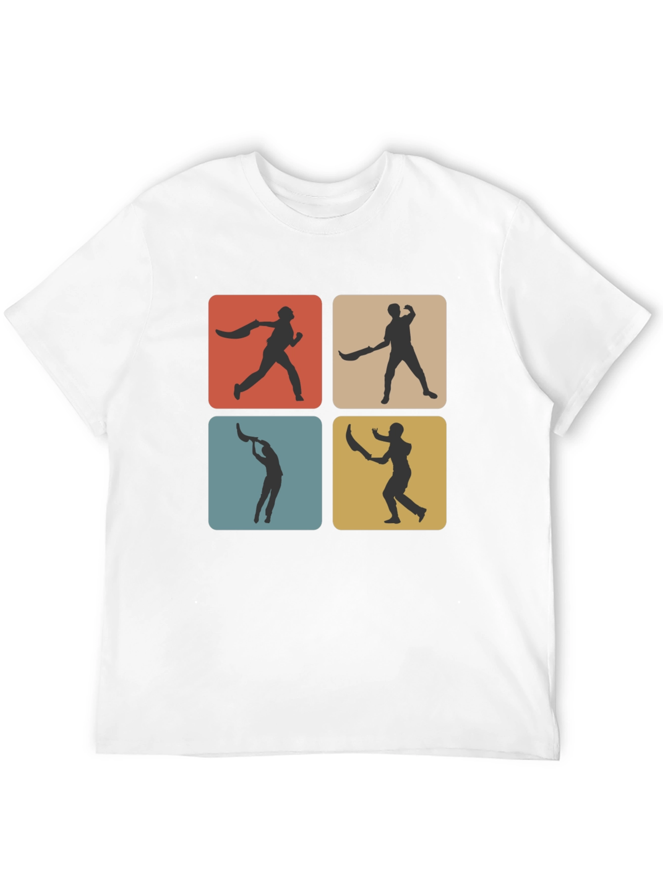 Retro Cricket T-Shirt - Black