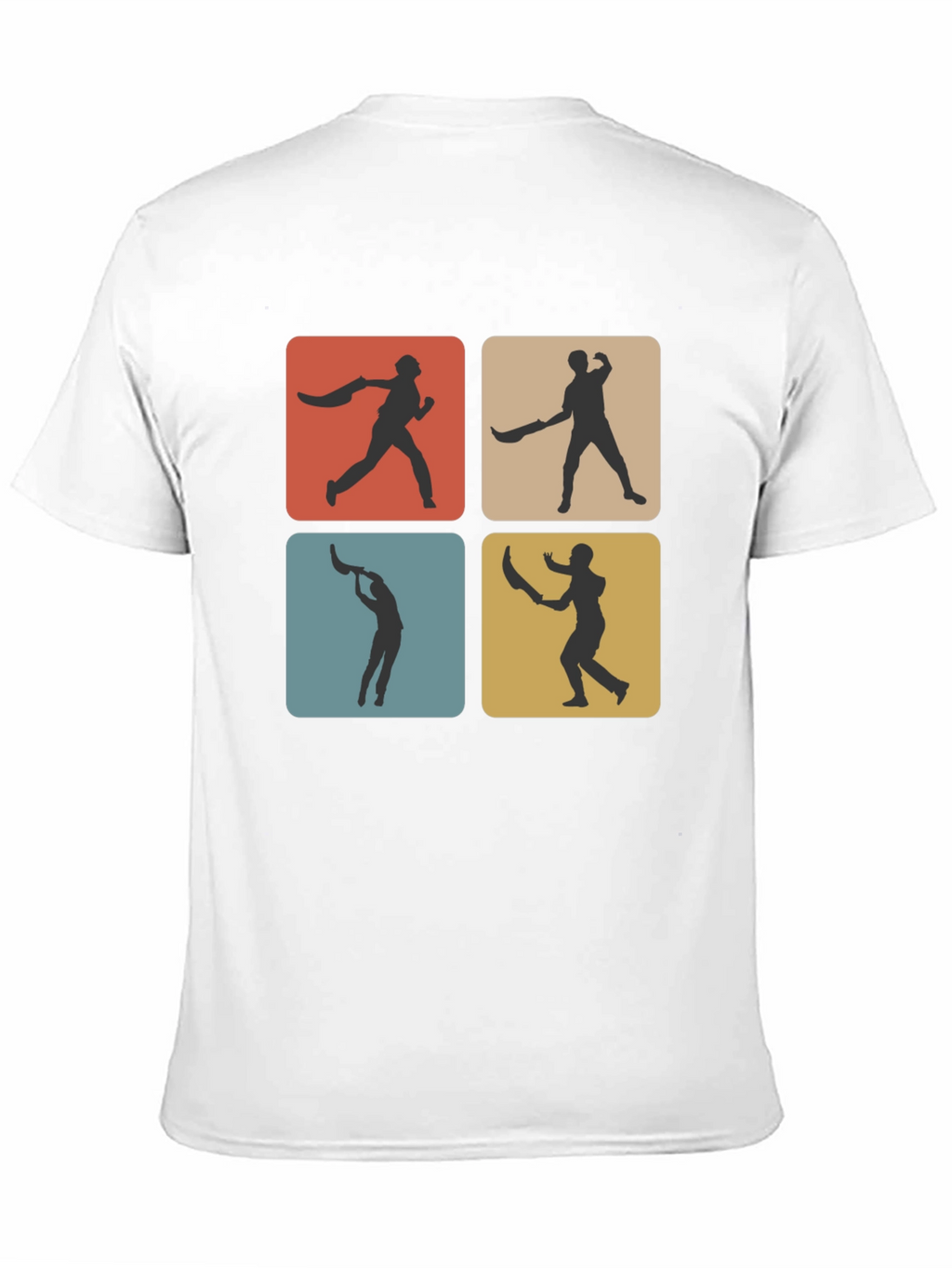Retro Cricket T-Shirt - Black