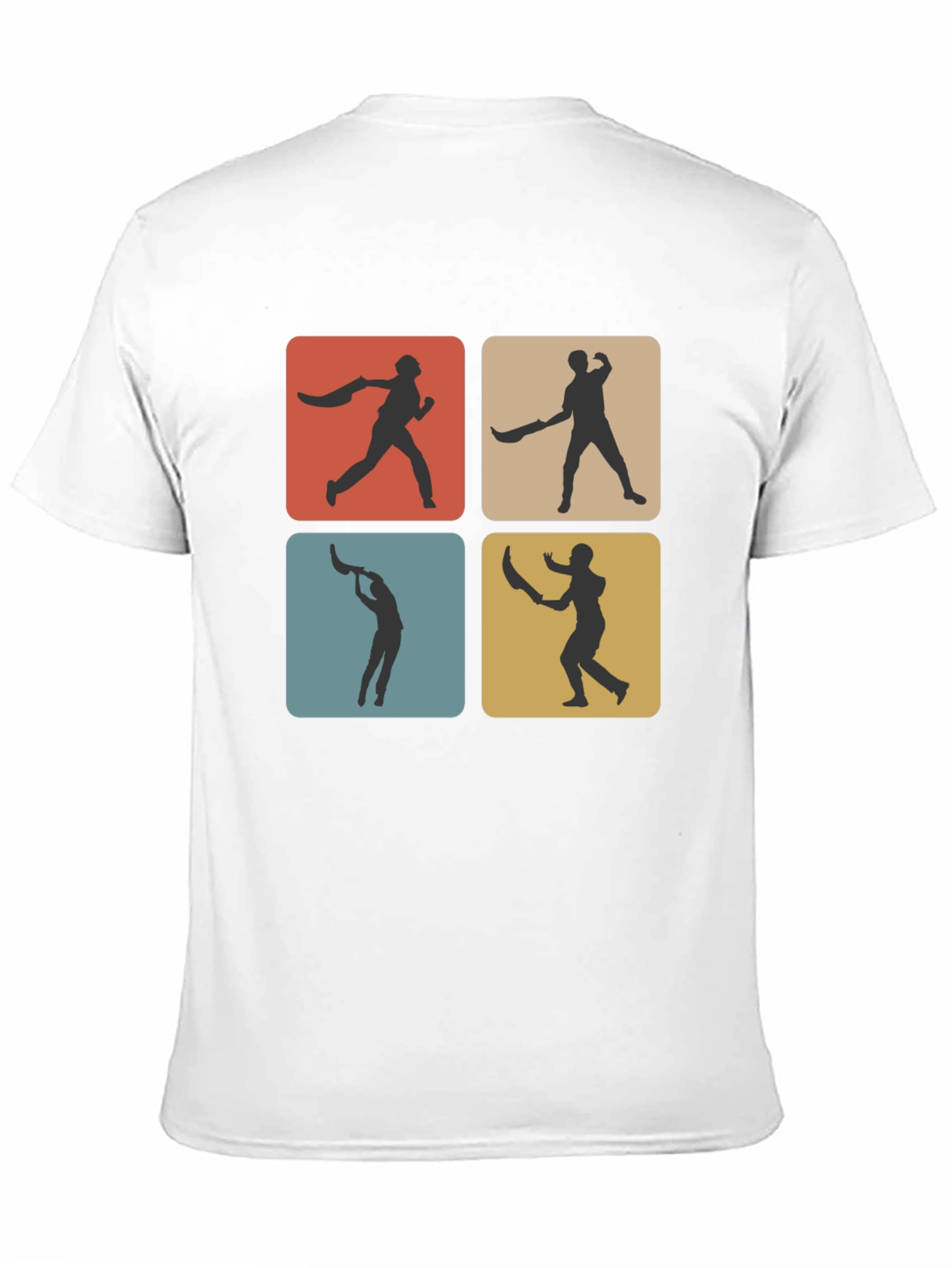 Retro Cricket T-Shirt - Black