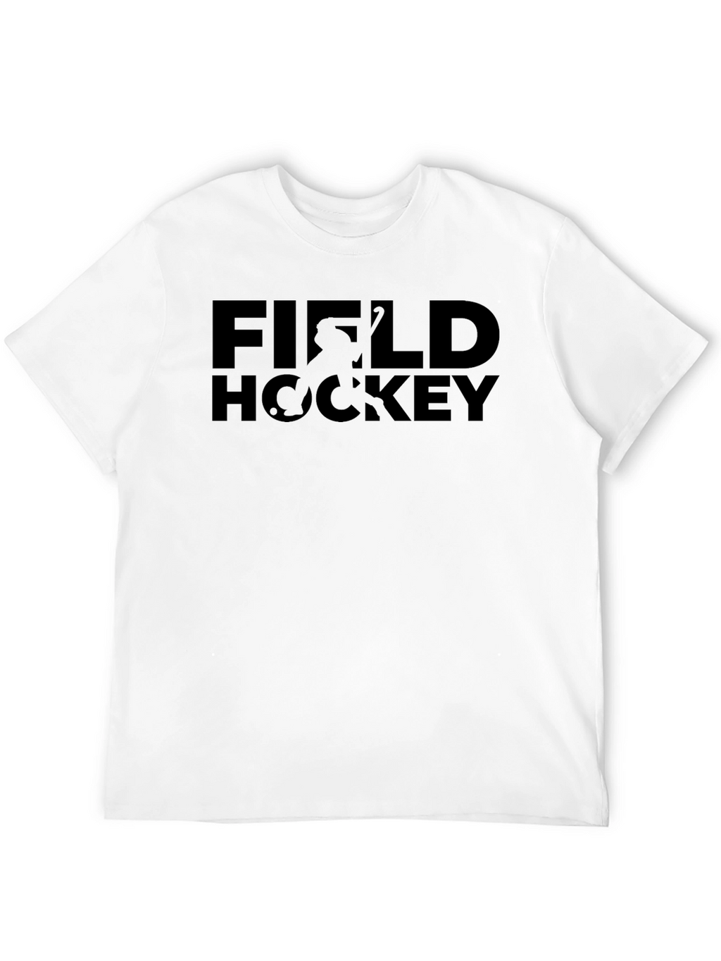 Field Hockey Graphic Tee - Black Sporty Casual